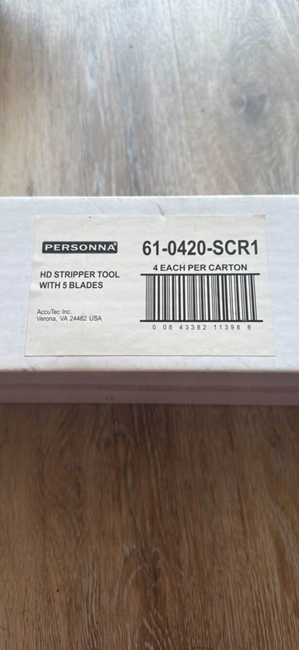 Personna 61-0420-SCR1 HD Stripper Tool 4-Pack